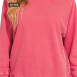 Enzyme Washing Pullover