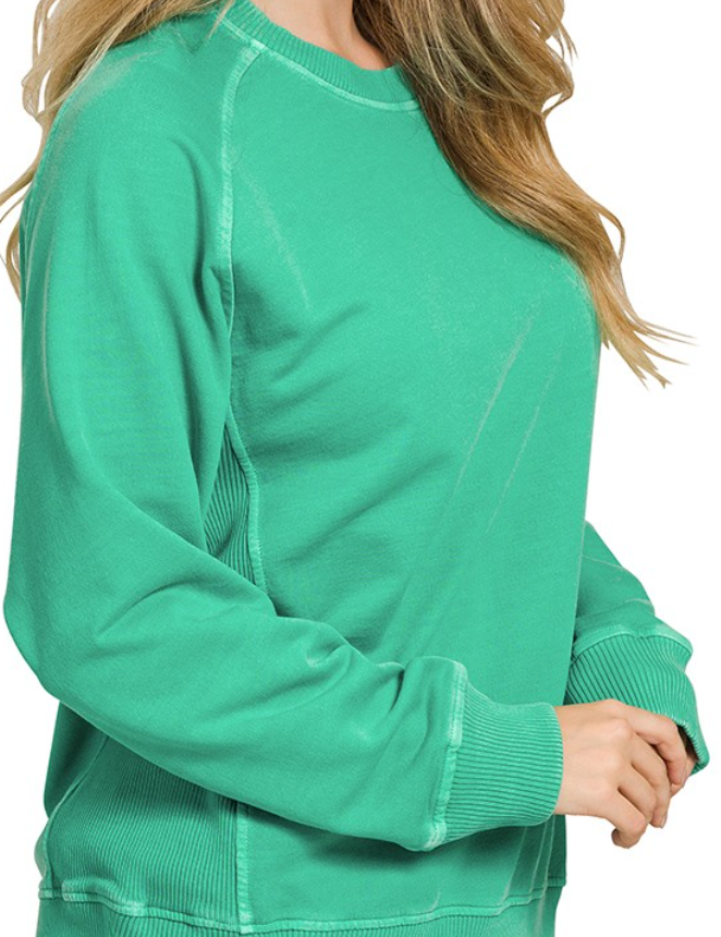 Enzyme Washing Pullover