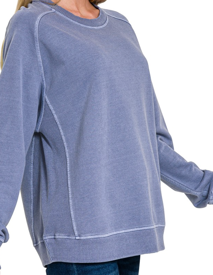 Enzyme Washing Pullover