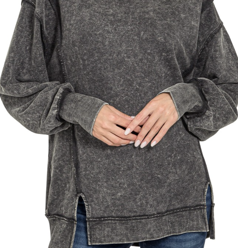 Exposed-seam Sweatshirt