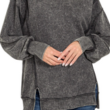 Exposed-seam Sweatshirt