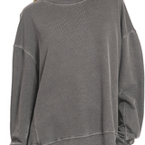 French Terry Enzyme Wash Pullover