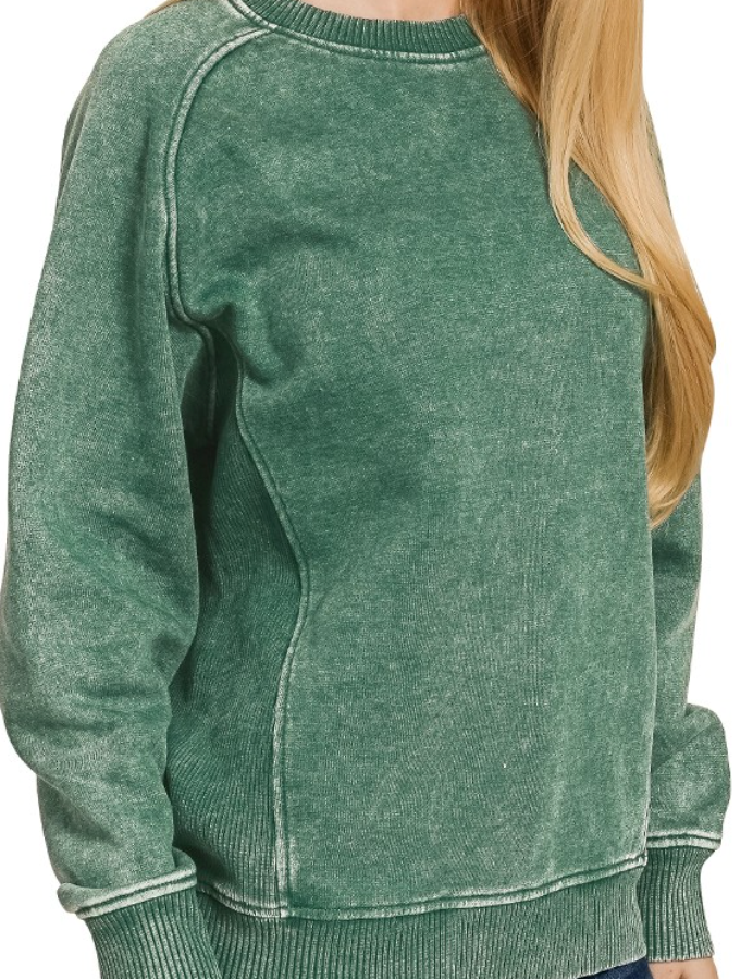 Acid Wash Sweatshirt
