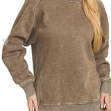 Acid Wash Sweatshirt