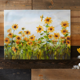 32 x 24" Sunflower Canvas