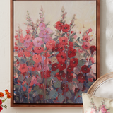 23.5x29" Hollyhock Print