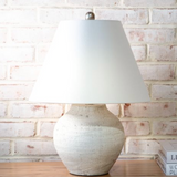 21 Nat Beige Ceramic Table Lamp
