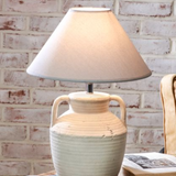 15" Thin Stripe Handle Lamp