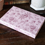8" Lilac Floral Notebook