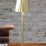 15" Rechargeable Gold Lamp