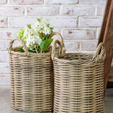 Poly Rattan Tall Baskets