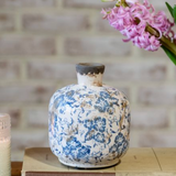 5" Damask Print Vase