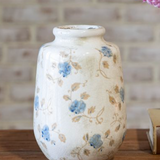 8" Blue Flower Bud Vase