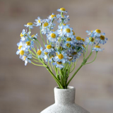 11 Mini Blue Daisy Bunch
