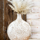 10" Beige Heirloom Vase