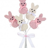13" Chenille Easter Bunny Bundle
