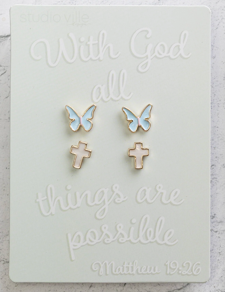 Spiritual Enamal Earring