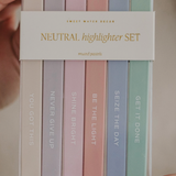 Neutral Highlighter Set