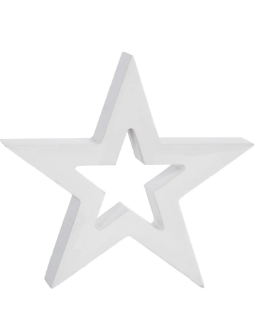 Wooden Star Decor