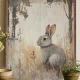 8x10" Forest Rabbit I By Petals Prints Design