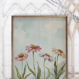 8x10" Field Of Zinnias