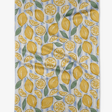 Sour Lemon Stripes Tea Towel