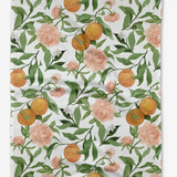 A Peony For Your Thoughts Tea Towel