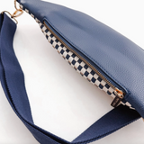 Checkered Navy Bum Bag
