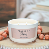 Peaches & Poppies 10oz Statement Candle