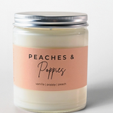 Peaches & Poppies 7oz Candle