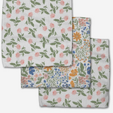 Wildflower Vine Blush Dishcloth Set