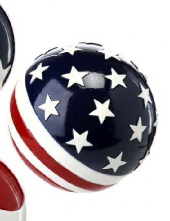 3.5" Polystone Flag Orb