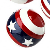 3.5" Polystone Flag Orb