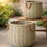 Round Woven Basket Set