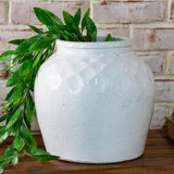 Textured Ceramic Vase – 10.5"