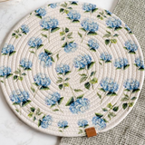 Floral Braided Trivet – 13"