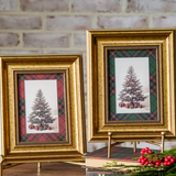 Plaid Christmas Tree Frame - 5x7"