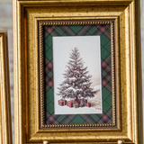 Plaid Christmas Tree Frame - 5x7"