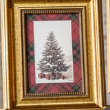 Plaid Christmas Tree Frame - 5x7"