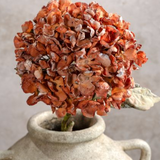 35" Orange Hydrangea Branch