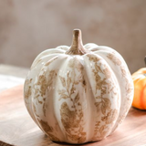 7" Beige Heirloom Pumpkin