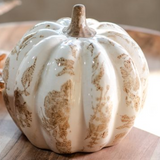 5" Beige Heirloom Pumpkin