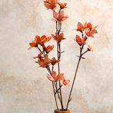 30" Orange Orchid Branch