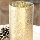 7.5" Gold Foil Vase
