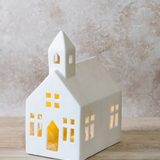 Ceramic Church W/led