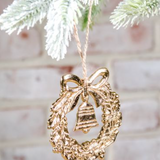 Gold Wreath Ornament