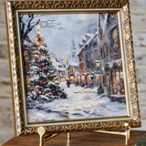Christmas Town Frame - 10x10"