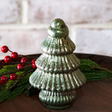 4.5" Verdigris Glass Tree