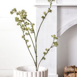 35" Green Rice Flower Faux Floral Stem