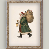 Santa With Lantern | 12x16"